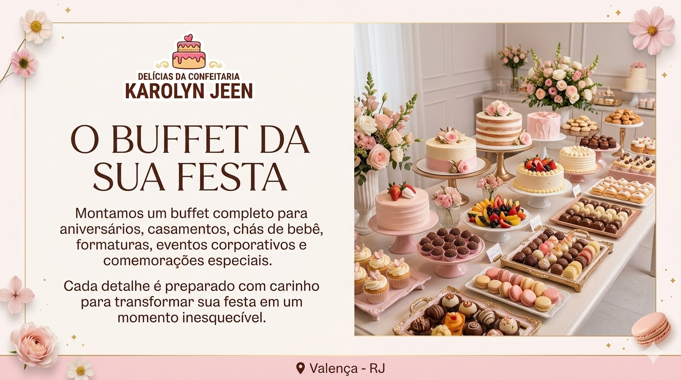 🍽️ O BUFFET DA SUA FESTA